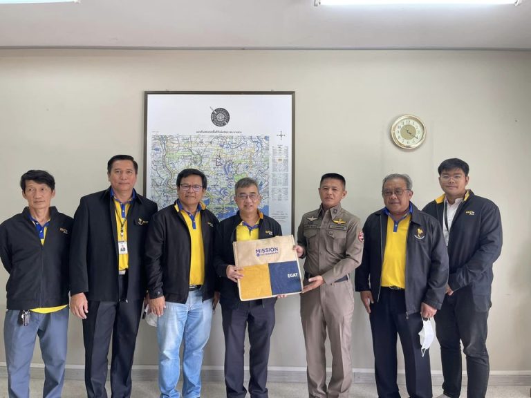 การไฟฟ้าฝ่ายผลิตแห่งประเทศไทย มอบปฏิทิน และน้ำดื่มเพื่อสนับสนุนภารกิจในการปฏิบัติงาน ของ สถานีตำรวจภูธรบางม่วง