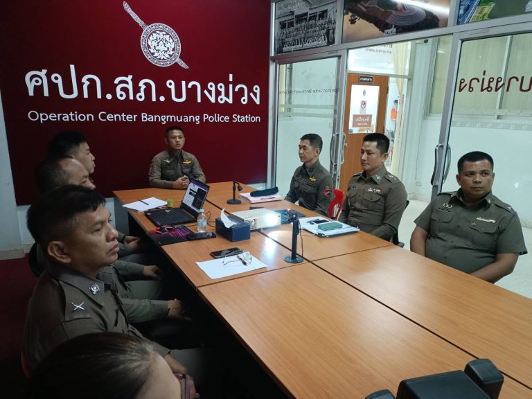 พ.ต.อ.ณรงค์ศักดิ์ ศรีนารอด ผกก.สภ.บางม่วง พร้อมตัวแทนผู้รับผิดชอบ ITA ทั้ง 5 สายงาน เข้าร่วมอบรม Clinic ITA ครั้งที่ 4 (ระดับภาค 6)