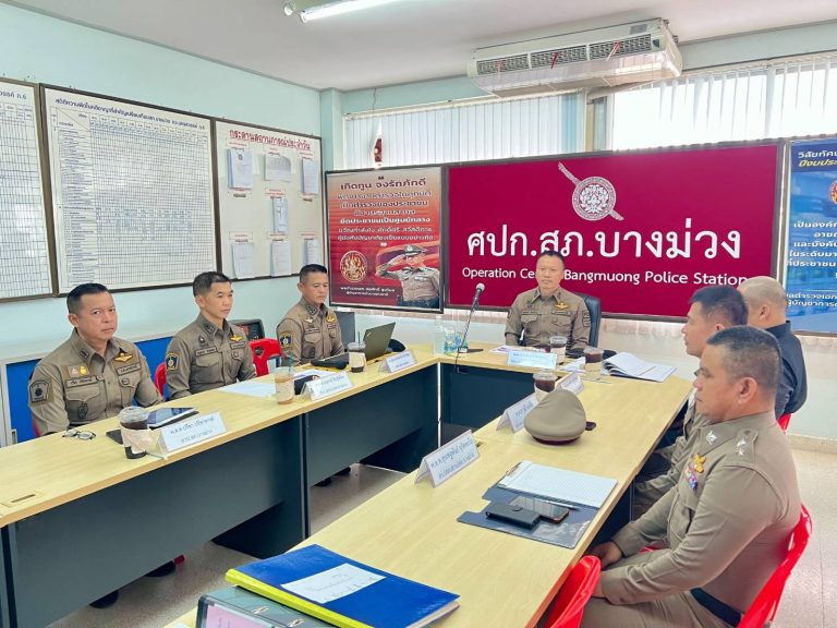 พ.ต.อ.โกมินทร์ สิงห์ขาว รอง ผบก.ภ.จว.นครสวรรค์ ได้มาตรวจเยี่ยม สภ.บางม่วง